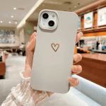 Gold Heart Symbol Case