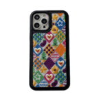 Rhombus Embroidered Case