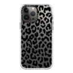 Black Transparent Leopard Print