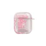 Pink Quicksand Airpods Case