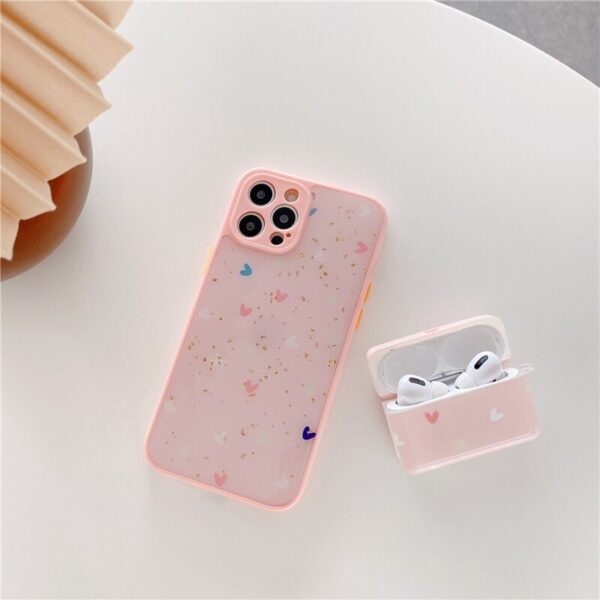 Love Heart Glitter Phone + AirPods Cases - Image 3