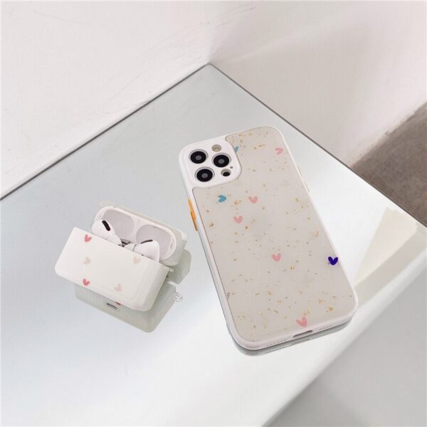 Love Heart Glitter Phone + AirPods Cases - Image 4