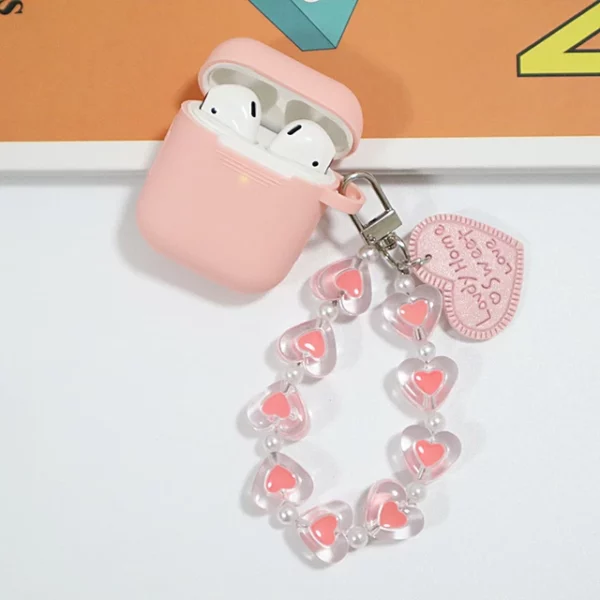 Love Heart Airpods Keychain