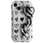 Hearts Bracelet Chain Case