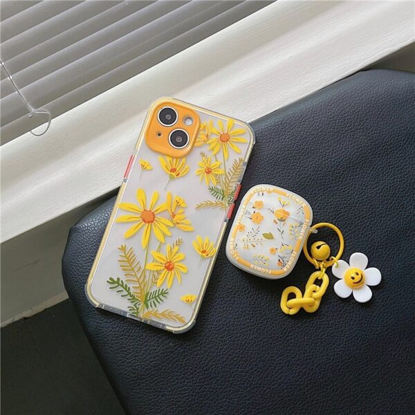 Roses Flower Painted Phone + AirPods Cases - Image 2