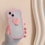 Aesthetic Candy Heart Wave Case