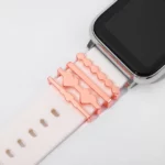 Apple Watch Metallic Heart Charms