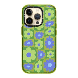 Warped Floral Checker Case