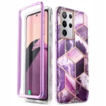 Samsung Glitter Marble Bumper Case