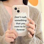 Letters Bumper Camera Protective Case