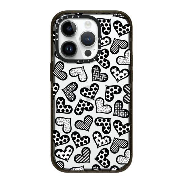 Hearts Black By ROMERO BRITTO Case