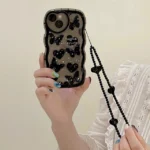 Transparent Butterfly Camera Protecter Case