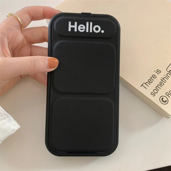 Hello Leather Foldable Flip Bracket Case - Image 2