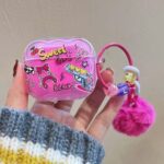 Sweet Girls Fluffy Keychain AirPods Case
