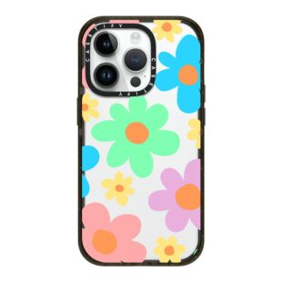 Transparent Floral Pastel Colors Case