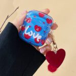 LOVE Hear Keychain AirPods Case