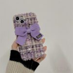 3D Bow Shell Soft Plush Case