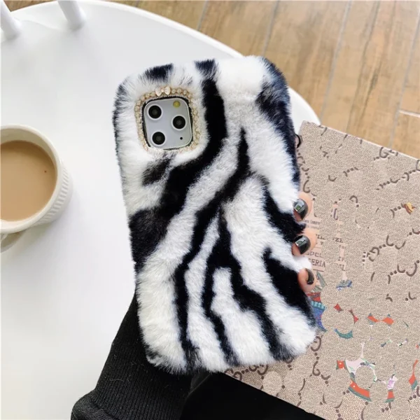 Leopard Warm Plush Cases