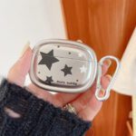 Plating Silver Stars AirPods Case