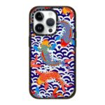 Koi Fish Japanese Tatto Style Colourful Pattern Case