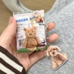 Bear Label Dog Pendant AirPods Case