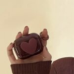 3D Heart With Keyring AirPods Case