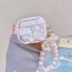 Cloudy Bear Bracelet AirPods Case