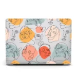 Abstract Style Woman MacBook Cases