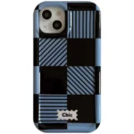 Black Grid Chic Case
