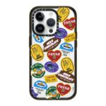 Vintage Food Sticker Case