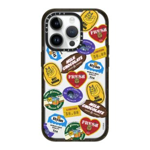 Vintage Food Sticker Case