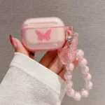 Butterfly Beaded Bracelet AirPods Case