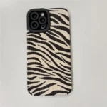 Wrinkle Zebra Pattern Case