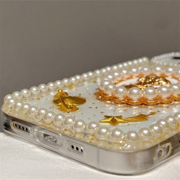 Aesthetic Art Statue Gold Foil Case - Image 3