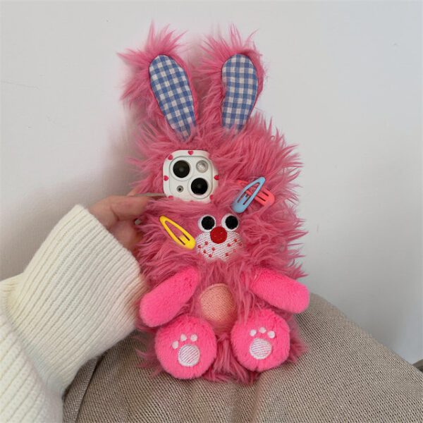 Plush Rabbit Clips Case - Image 2
