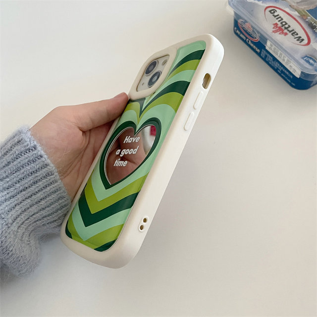 Green Heart Mirror Case - Image 3