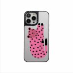Pink Leopard Mirror Case