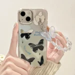 Butterfly Mirror Luxury Bracelet Case