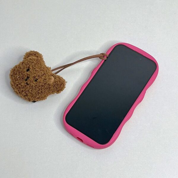 Wavy Leather Bear Pendant Case - Image 3