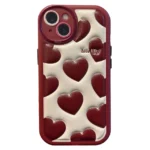 Love Life Wind Red Heart Case