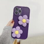 Plush Fur Wool Flower Case