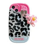 Cow Texture Flower Pendant Case