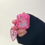 Pink Pistol Heart Pendant Case