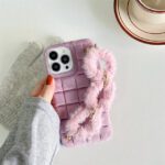 Fur Fluffy Wrist Chain Case