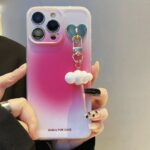 3D Cloud Lightning Pendant Case