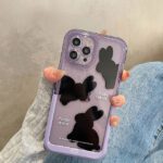 Rabbit Purple Folding Holder Case
