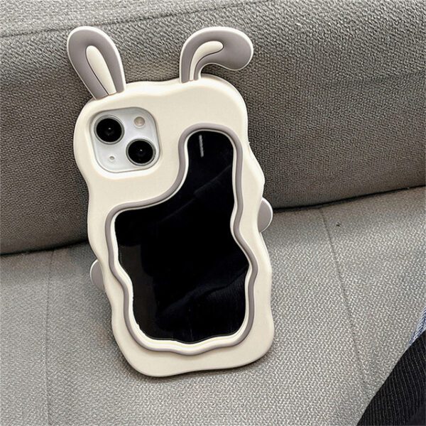 3D Bunny Mirror Case