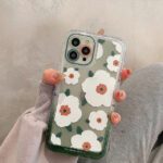 White Floral Folding Holder Stand Case