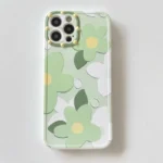 Green Daisy Flowers Art Case