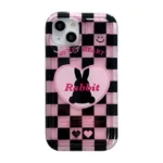 Rabbit Grid Heart Case